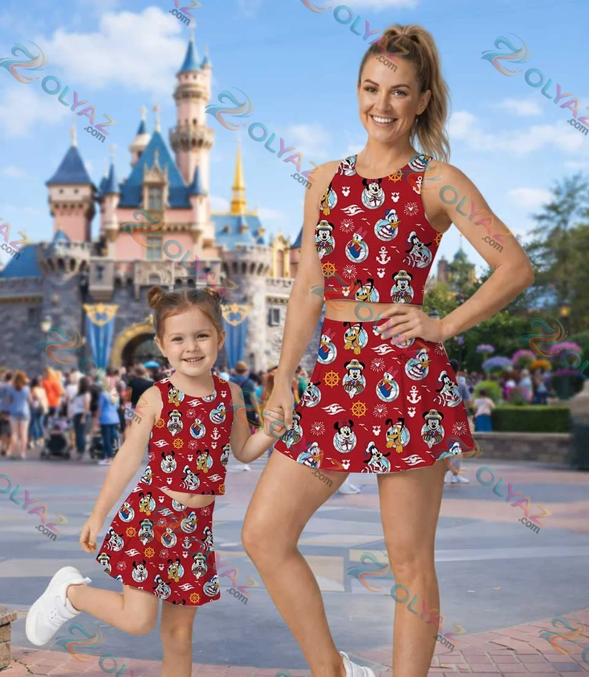 Mickey Friends Nautical Activewear Set Mickey Friends Nautical Activewear Set