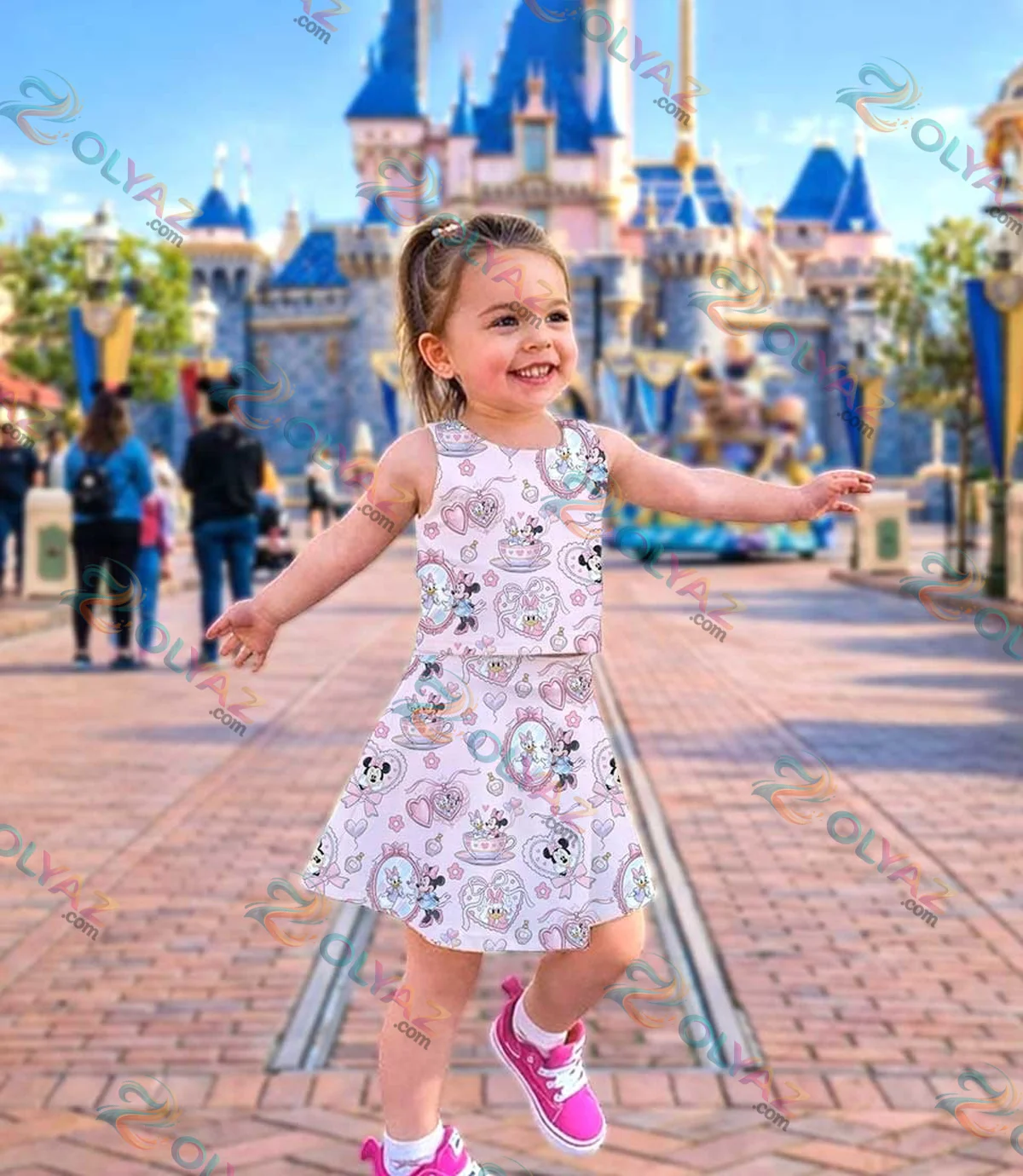 Mickey Park Ride Dumbo Teacups Carousel Activewear Set Mickey Park Ride Dumbo Teacups Carousel Activewear Set