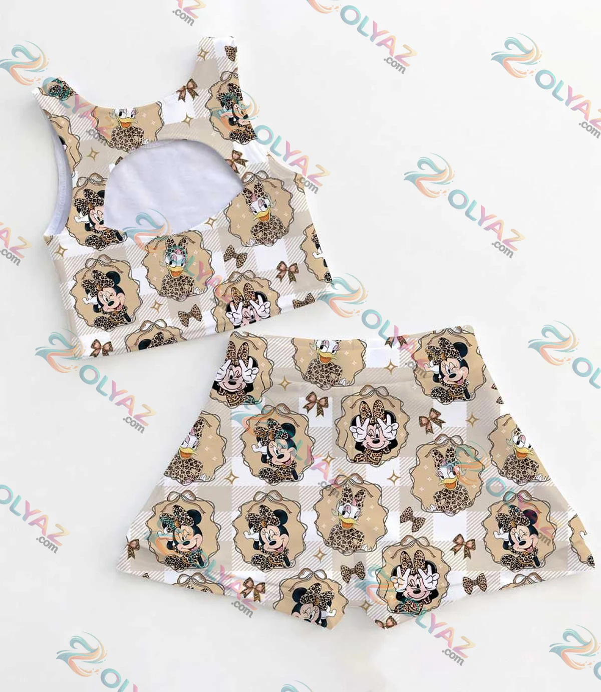 Minnie Daisy Leopard Activewear Set Minnie Daisy Leopard Activewear Set