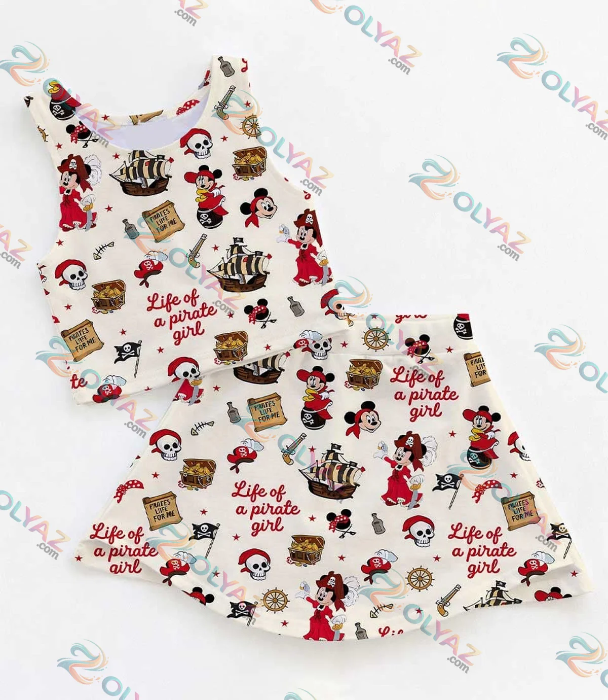 Minnie Pirate Athletic Dress & Skort