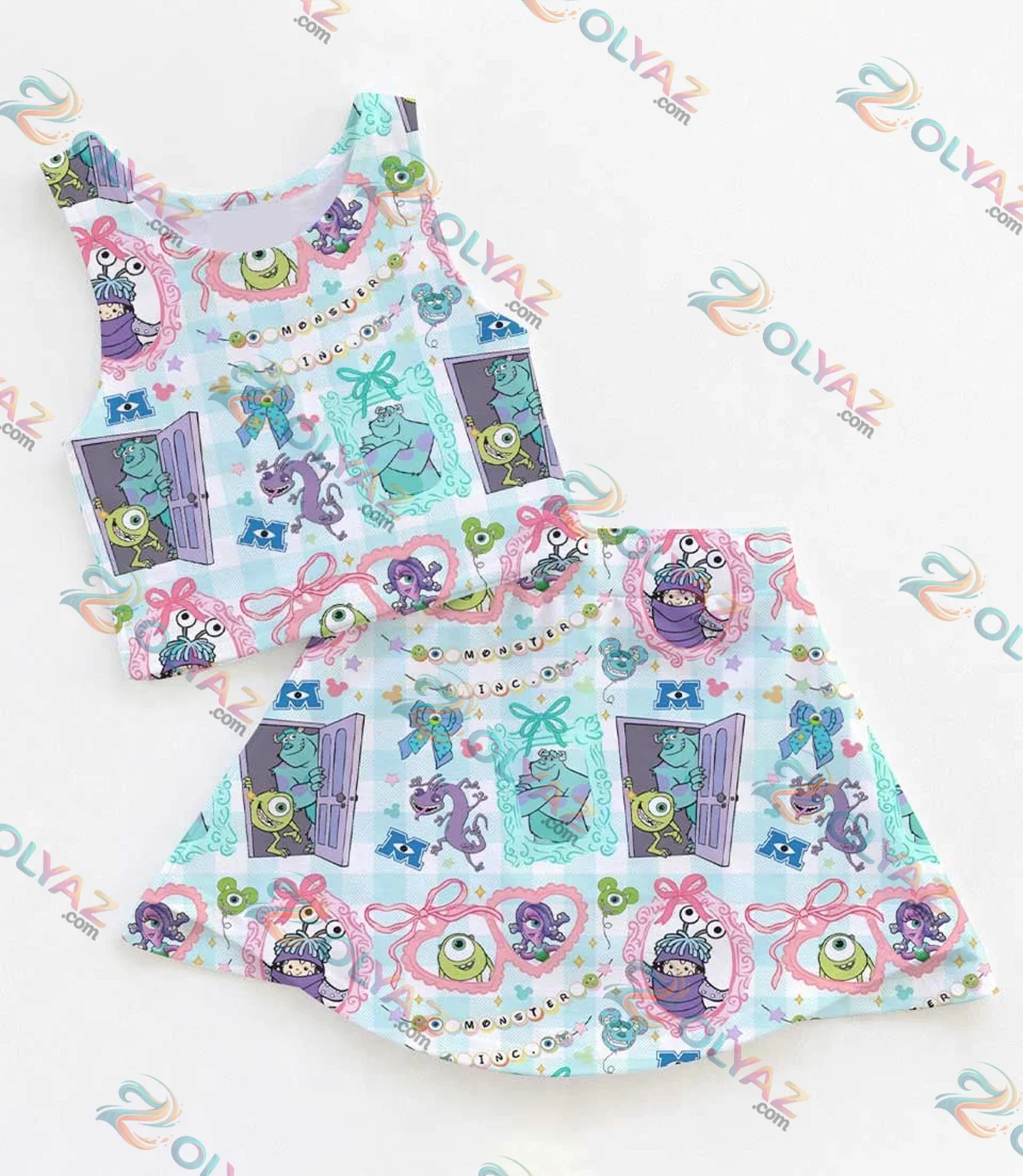 Monsters Inc Mike Sulley Boo Activewear Set