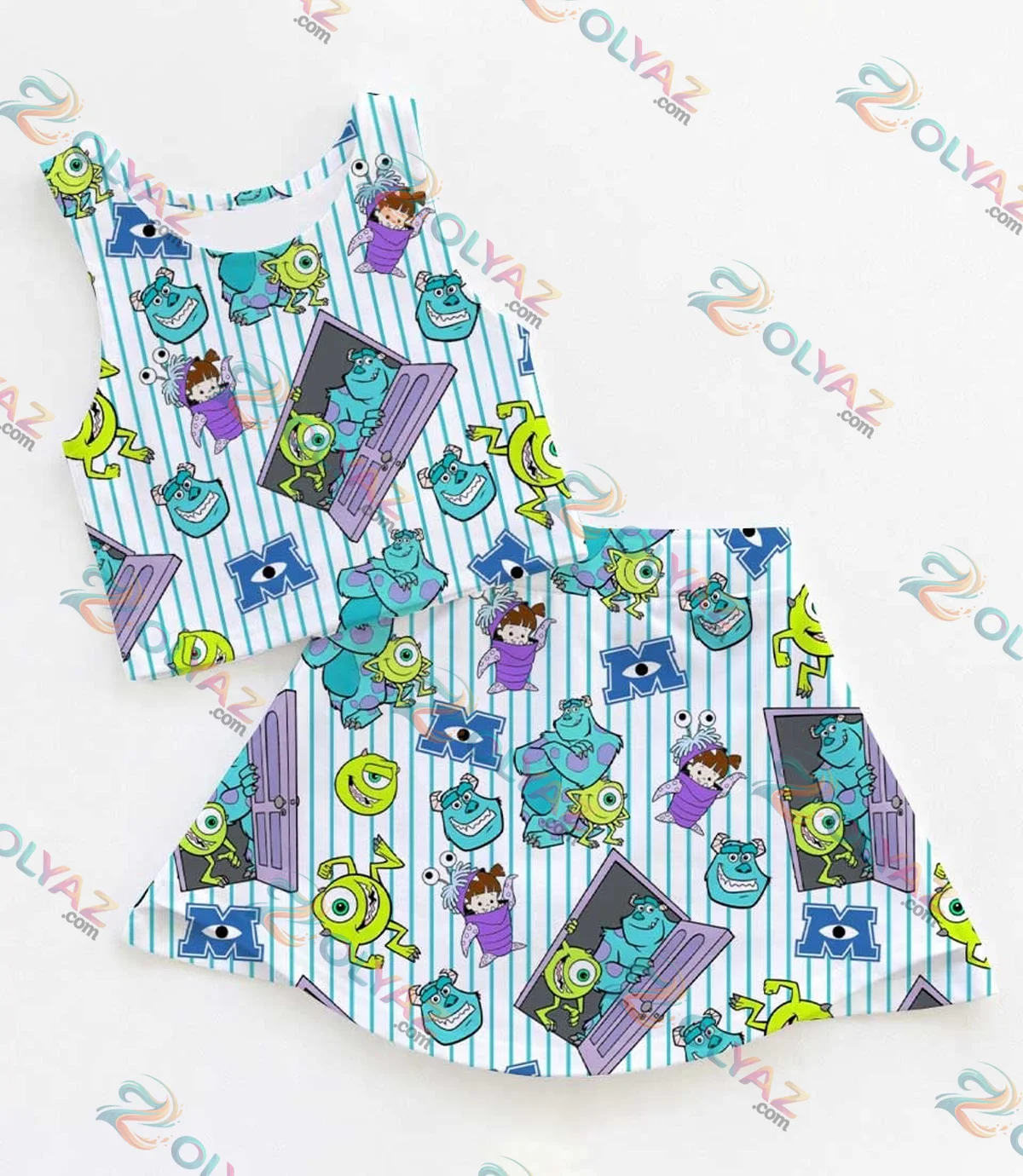 Monsters Inc Coquette Activewear Set