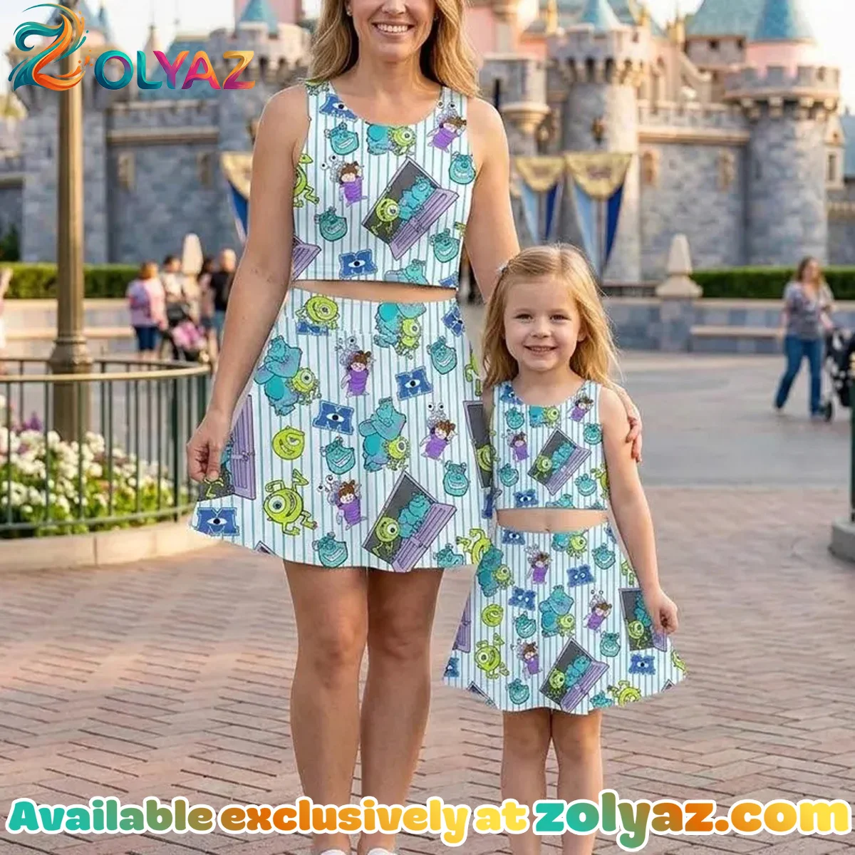 Monsters Inc Coquette Activewear Set Monsters Inc Coquette Activewear Set