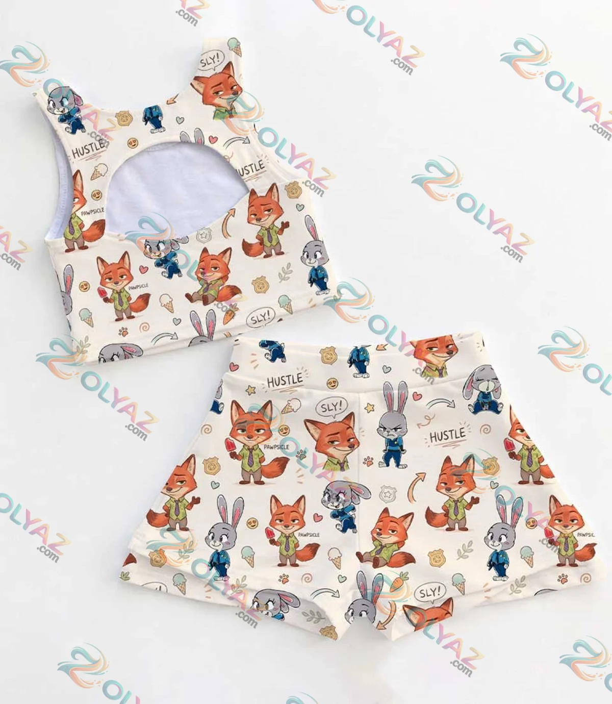 Nick & Judy Zootopia Athletic Dress & Skort Nick & Judy Zootopia Athletic Dress & Skort