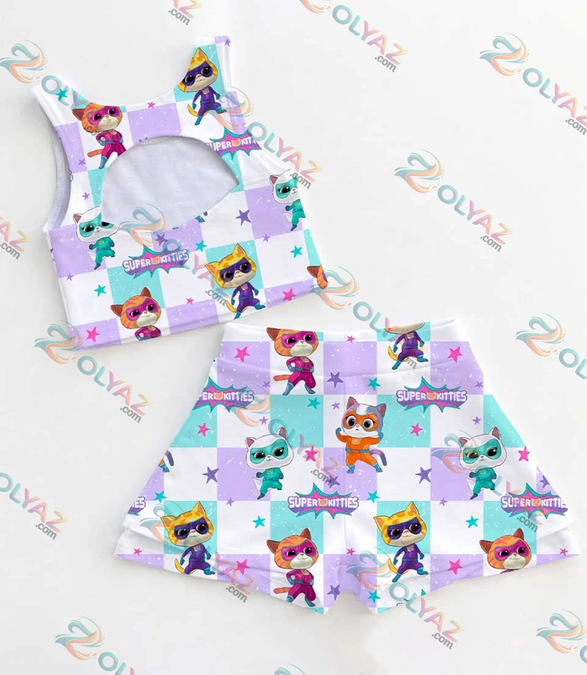 Super Kitties Buddy Bitsy Ginny & Sparks Athletic Dress & Skort - Part 1 Super Kitties Buddy Bitsy Ginny & Sparks Athletic Dress & Skort - Part 1