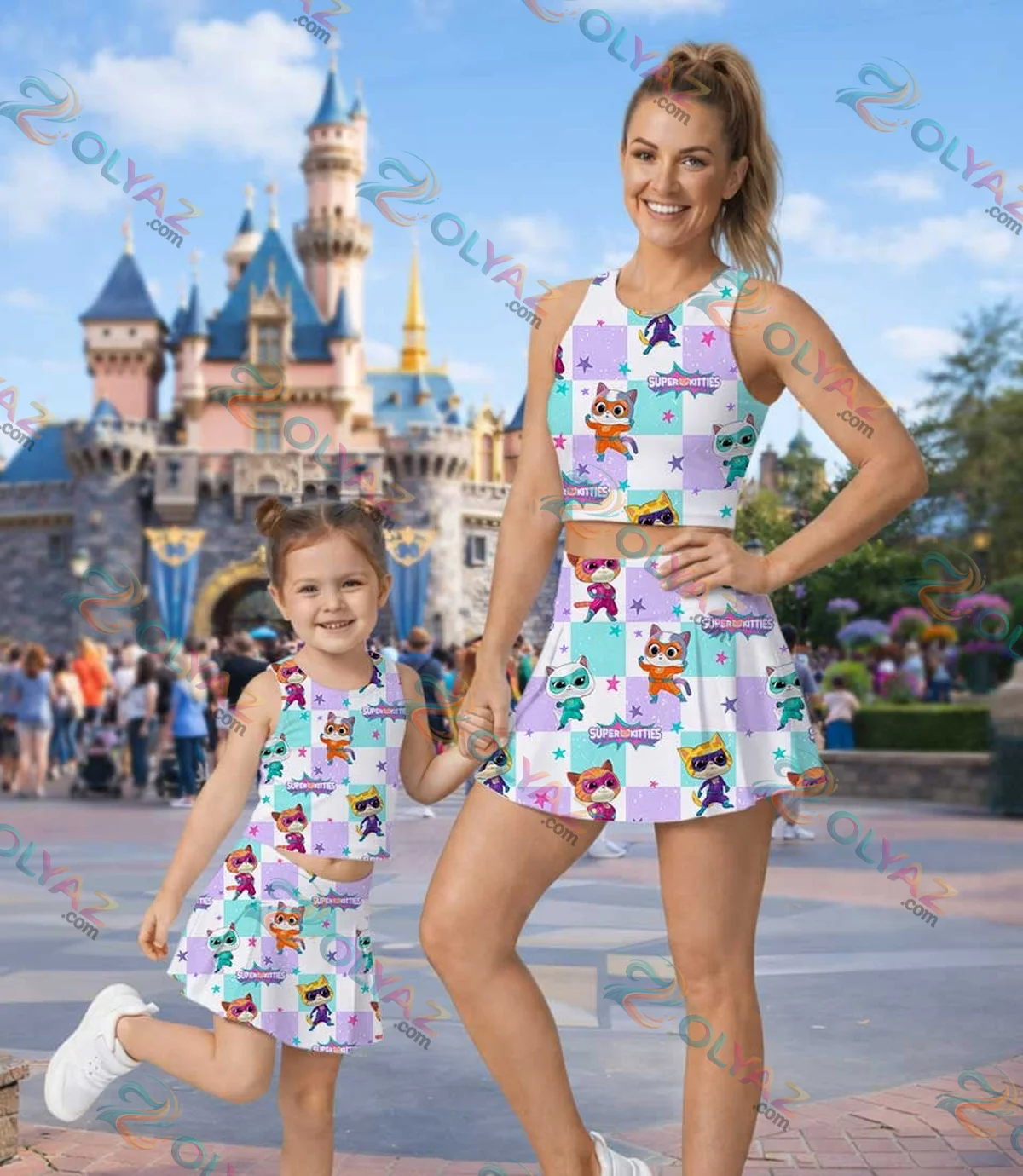 Super Kitties Buddy Bitsy Ginny & Sparks Athletic Dress & Skort - Part 1 Super Kitties Buddy Bitsy Ginny & Sparks Athletic Dress & Skort - Part 1