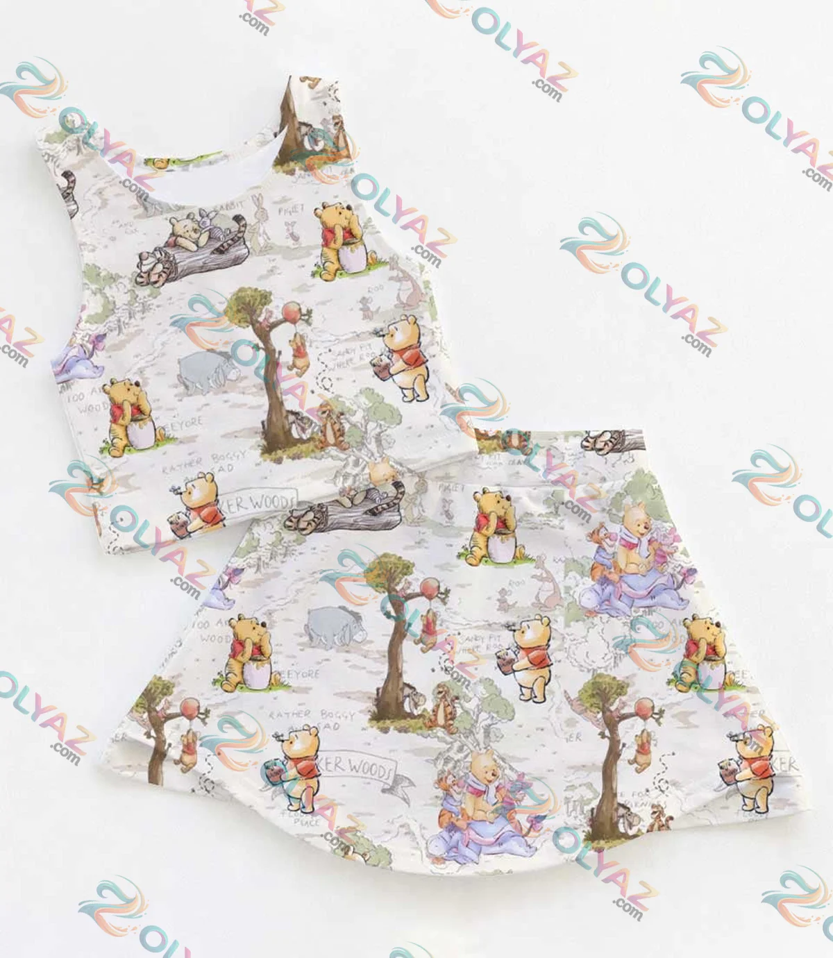 Winnie the Pooh Athletic Dress & Skort (Design 2)