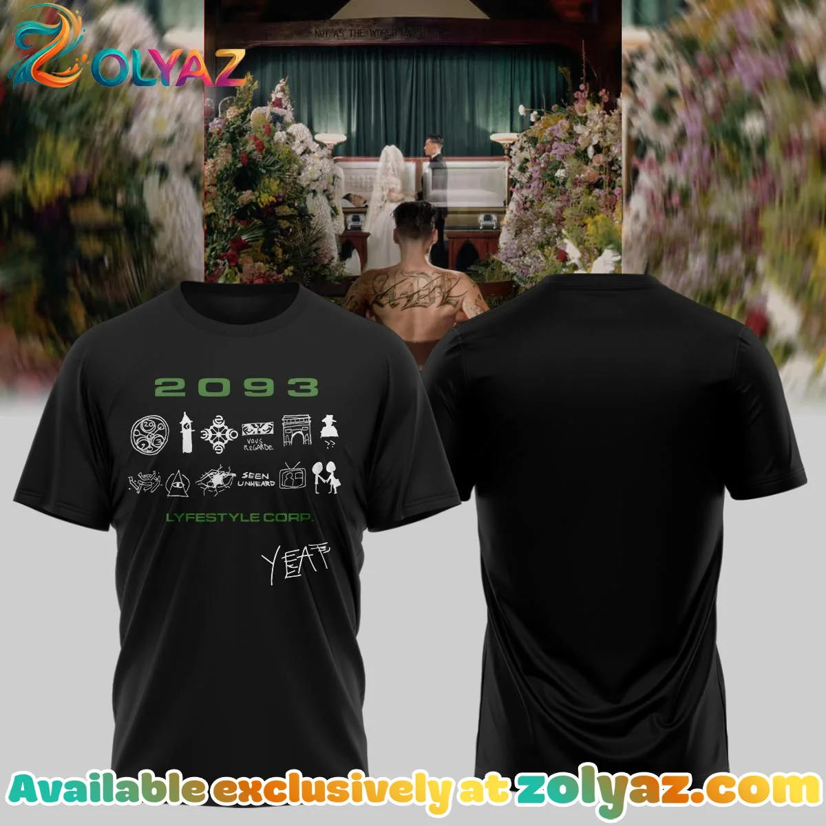 YEAT LOVELYFE Tour Signed Shirt & Hoodie (Design 3)