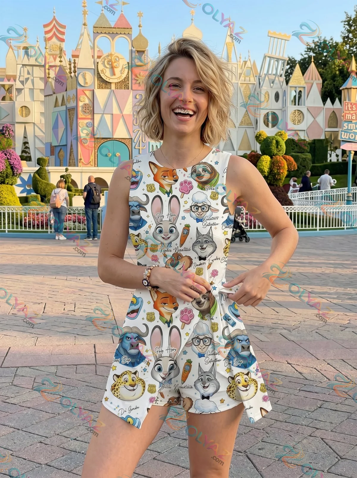 Zootopia Athletic Dress - Tennis Dress Skirt, Disney Tennis Skort For Women Zootopia Athletic Dress - Tennis Dress Skirt, Disney Tennis Skort For Women