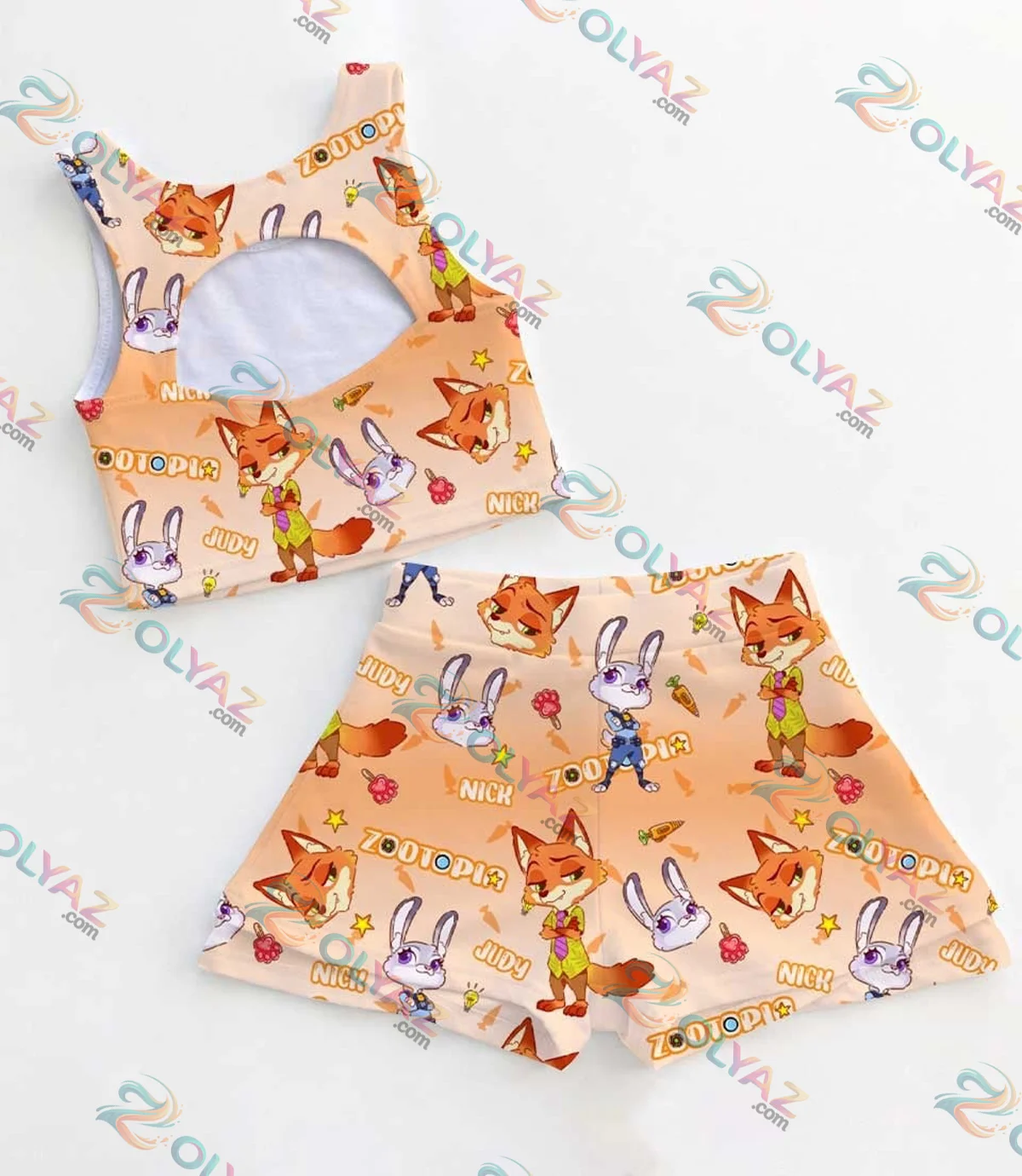 Judy Hopps Nick Wilde Zootopia Athletic Dress & Skort - Series 2 Judy Hopps Nick Wilde Zootopia Athletic Dress & Skort - Series 2
