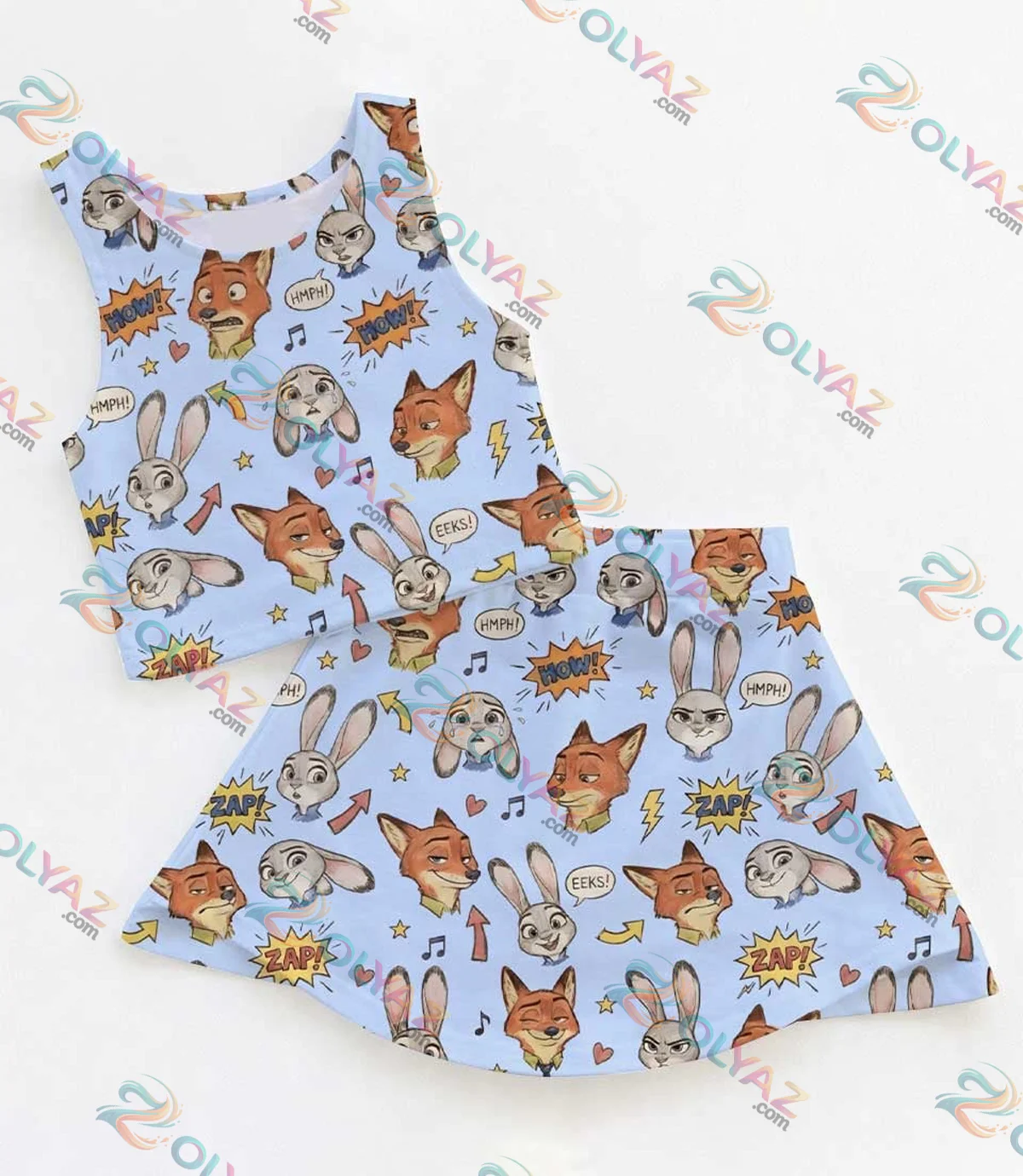 Judy Hopps Nick Wilde Zootopia Athletic Dress & Skort [Batch 3]