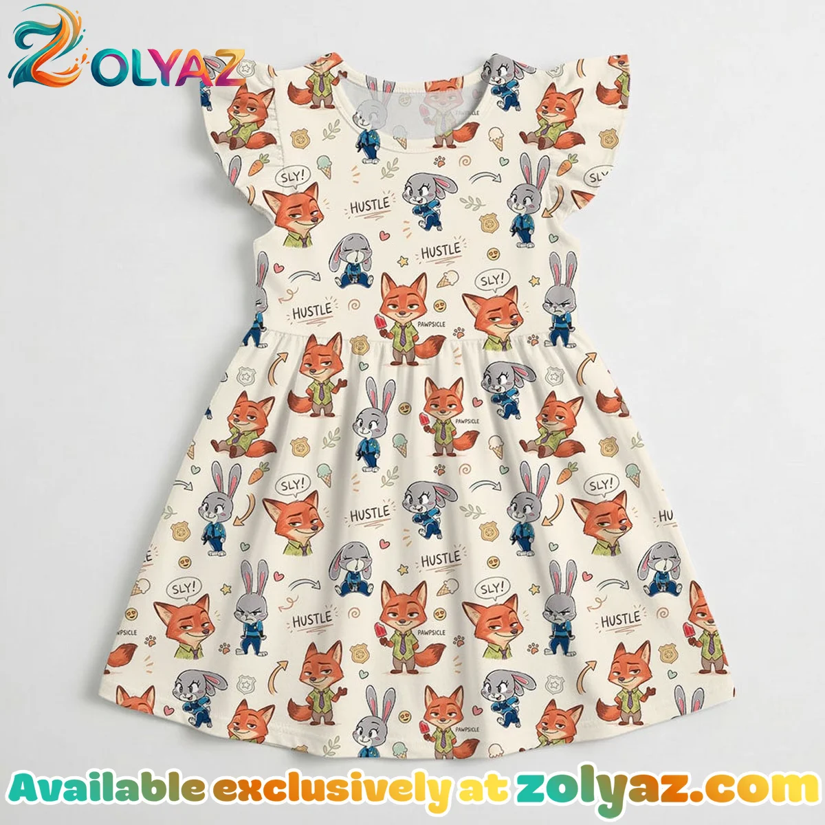 Zootopia, Judy Hopps, Nick Wilde Skater Dress Zootopia, Judy Hopps, Nick Wilde Skater Dress