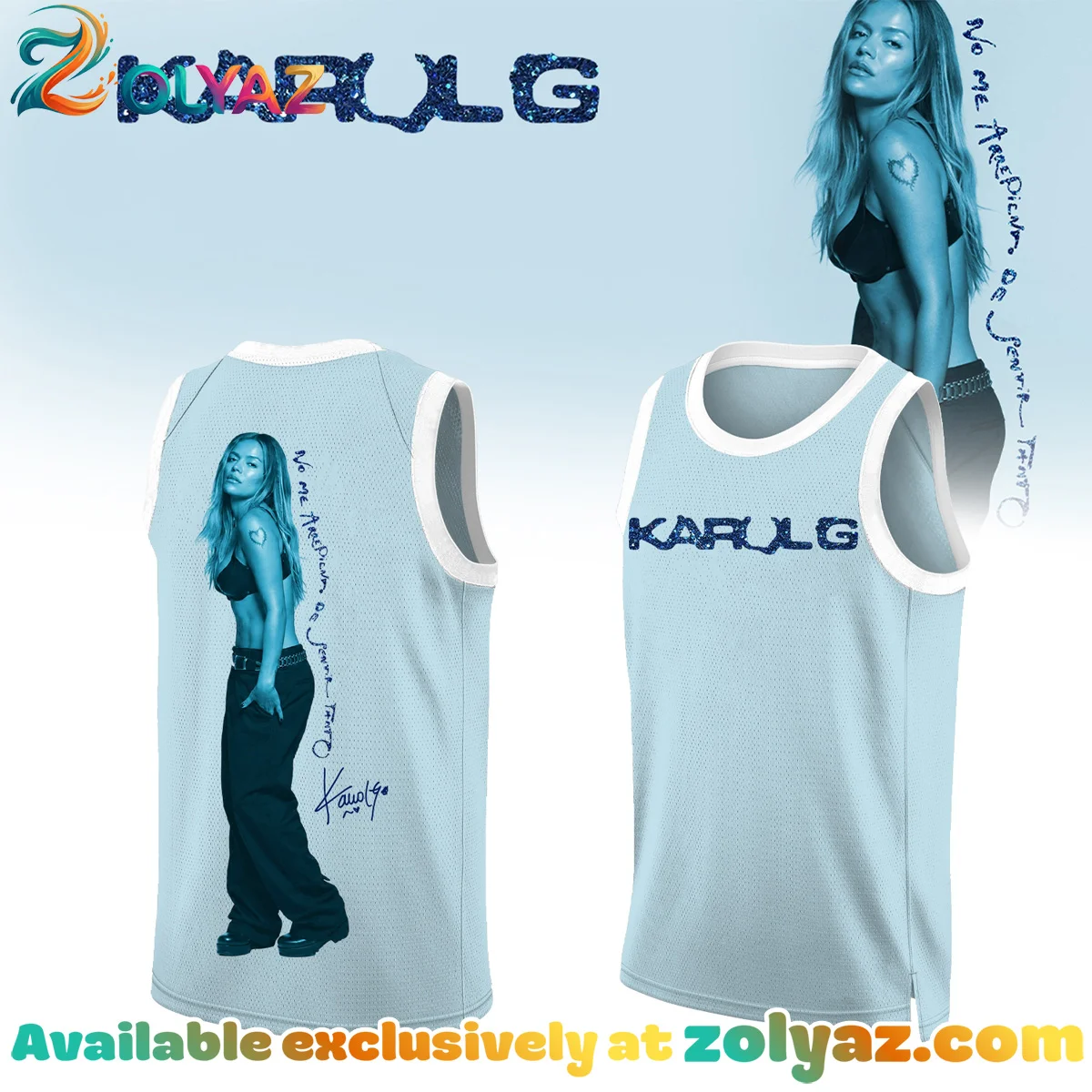 Karol G NO ME ARREPIENTO DE SENTIR TANTO Jersey (Style 5)