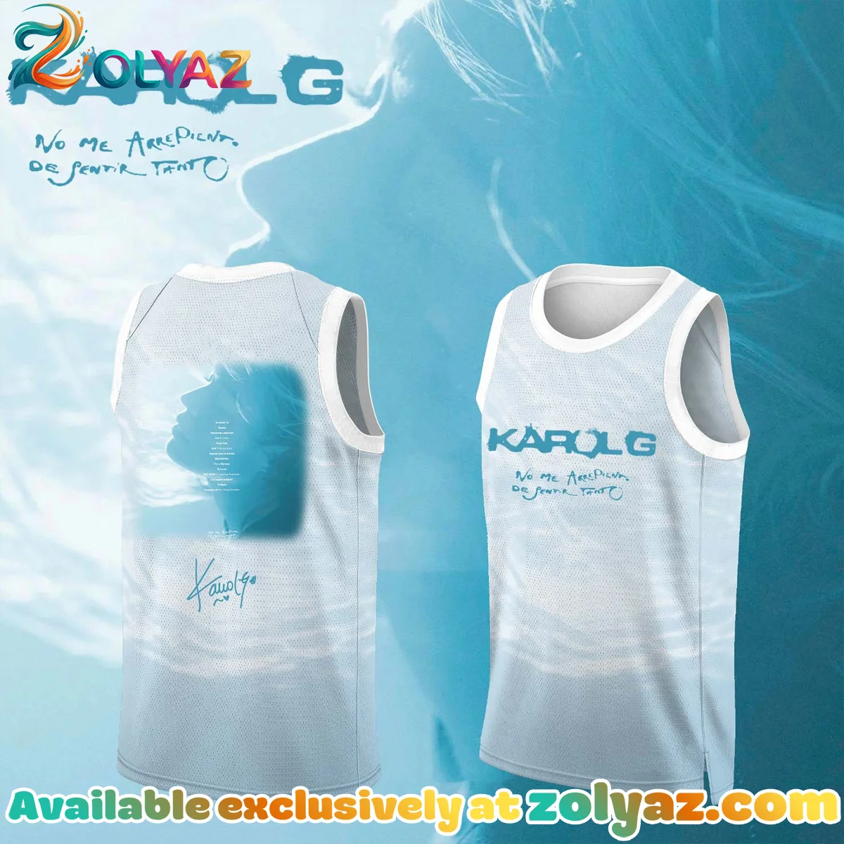 Karol G NO ME ARREPIENTO DE SENTIR TANTO Jersey [Drop 7]
