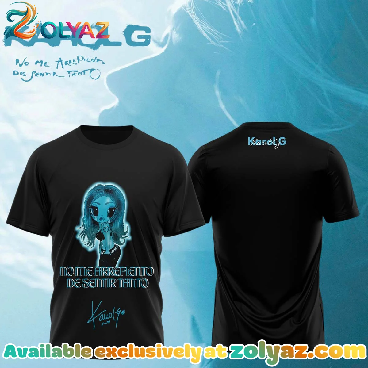 Karol G NO ME ARREPIENTO DE SENTIR TANTO T-Shirt & Hoodie - Part 11