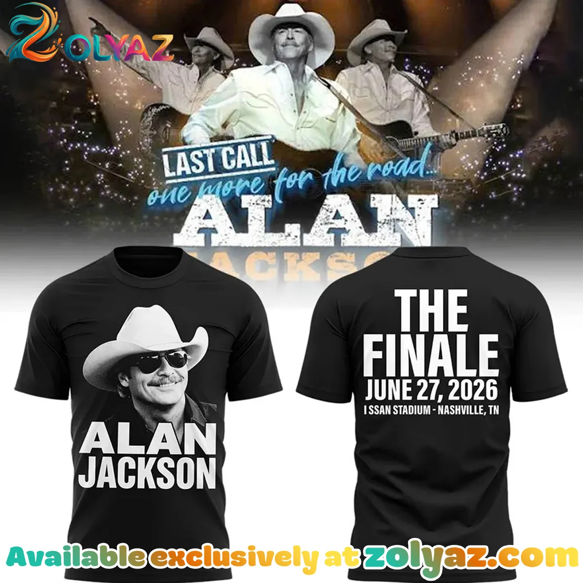 Alan Jackson Last Call The Finale T-Shirt & Hoodie [Drop 7]