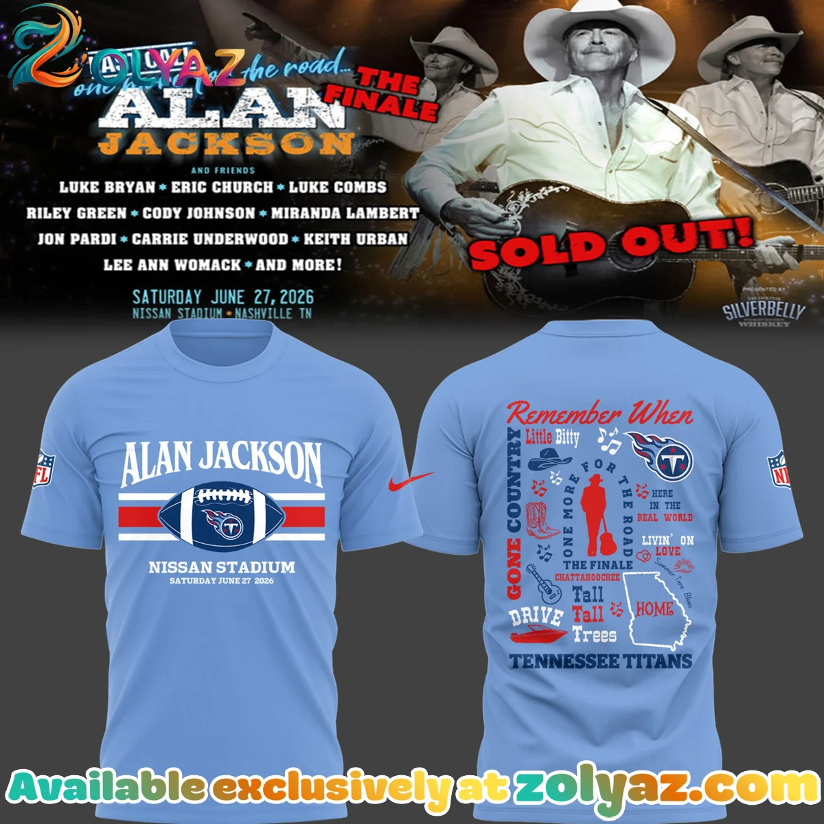 Alan Jackson Last Call The Finale T-Shirt & Hoodie [Drop 1]