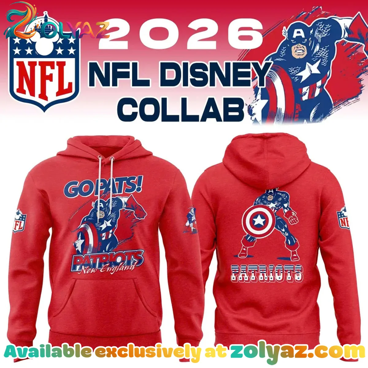 Disney x Patriots Shirt & Hoodie [Drop 1]