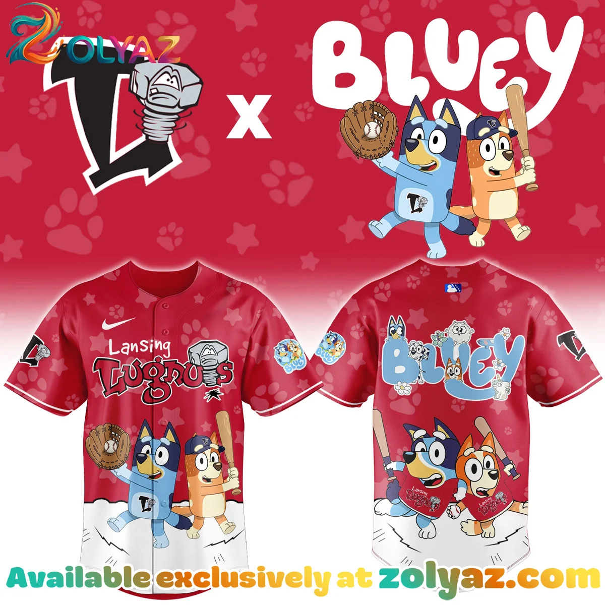LLugnuts x Bluey Jersey LLugnuts x Bluey Jersey