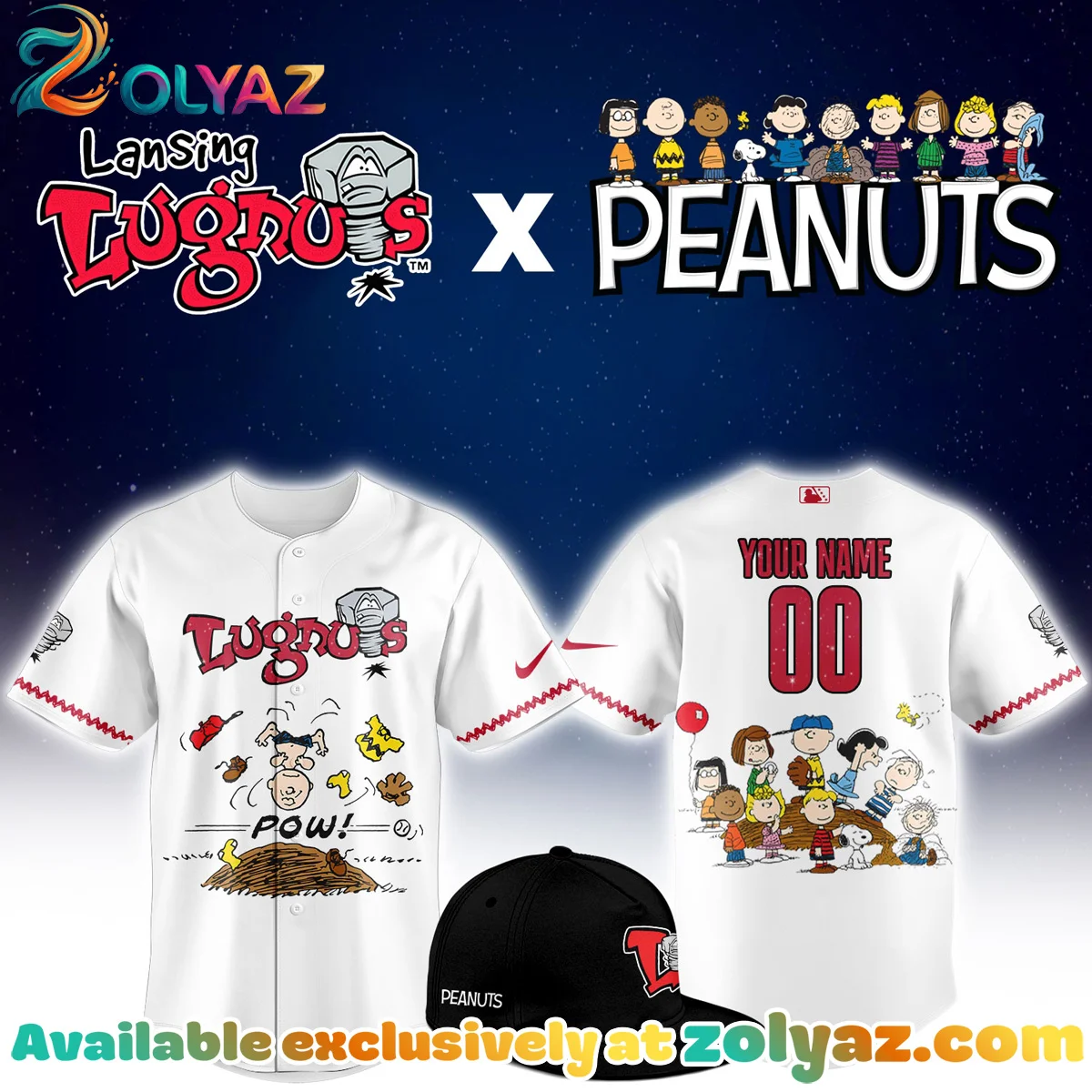 LLugnuts x Peanuts Jersey