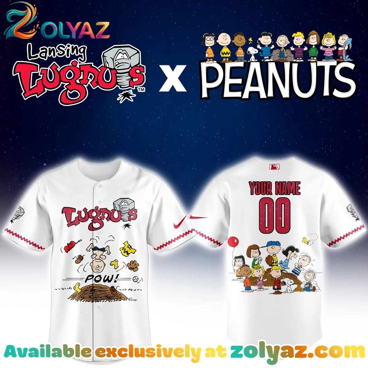 LLugnuts x Peanuts Jersey LLugnuts x Peanuts Jersey