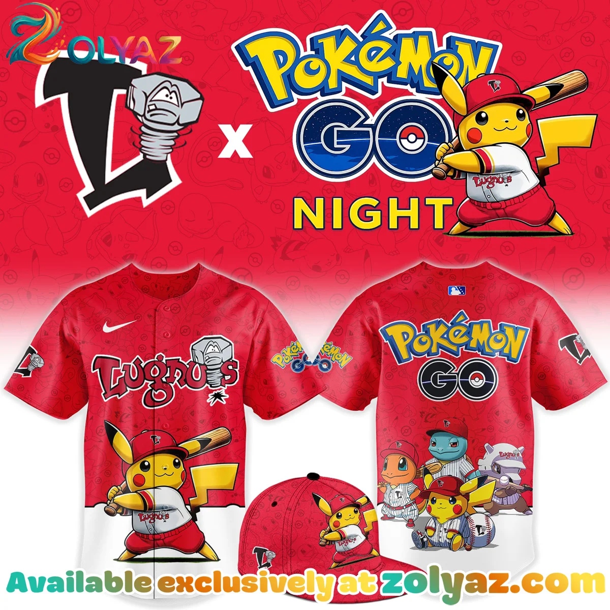 LLugnuts x Pokemon GO Jersey