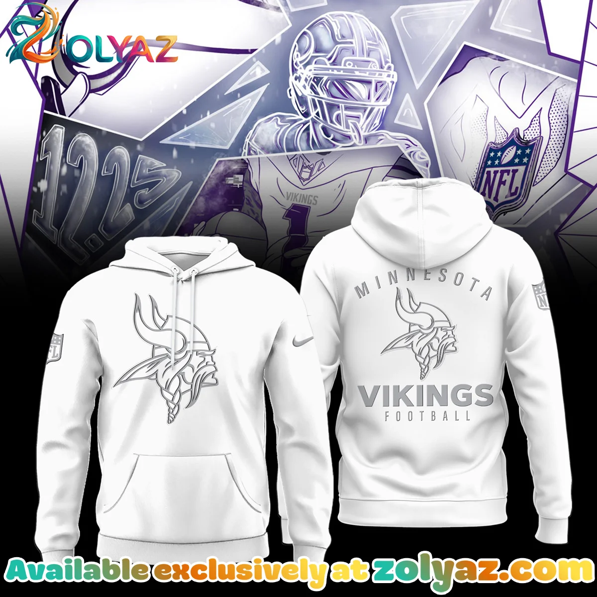 Minnesota Vikings T-Shirt & Hoodie (Style 1)