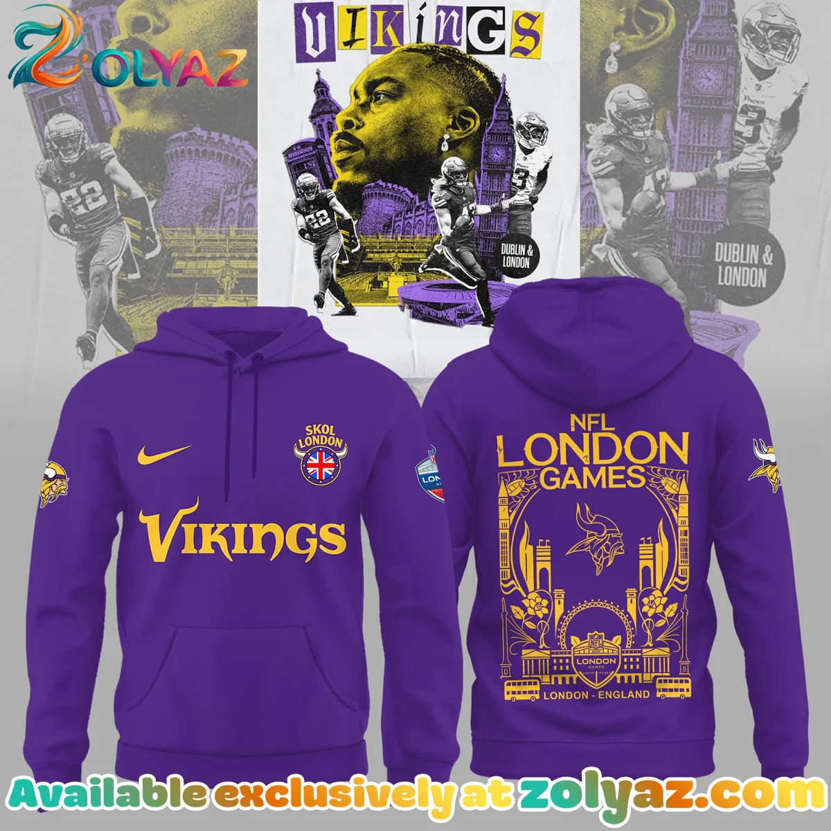 Minnesota Vikings T-Shirt & Hoodie [Drop 4]