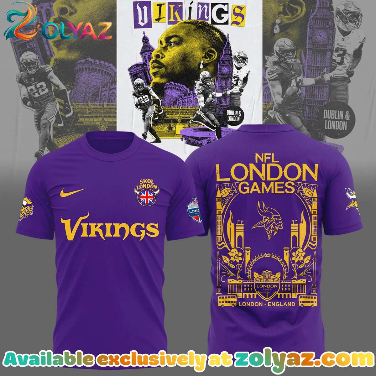Minnesota Vikings T-Shirt & Hoodie (Release 9)